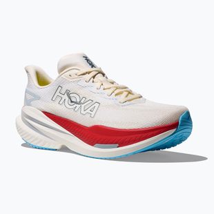 Men's running shoes Hoka Mach X 3 white/alabaster