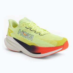 Men's running shoes Hoka Mach X 3 Wide neon yuzu/squid ink