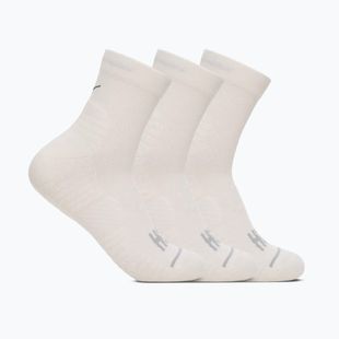 Socks HOKA Quarter Run Sock 3-Pack white/white/white