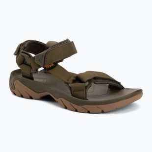 Men's sandals Teva Terra Fi 5 Universal dark olive/honey brown