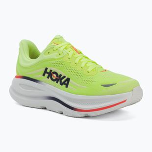 Men's running shoes HOKA Bondi 9 Wide neon yuzu/sunlight