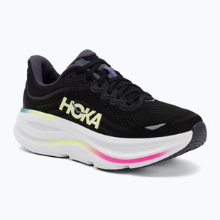 Men's running shoes HOKA Bondi 9 black/neon yuzu
