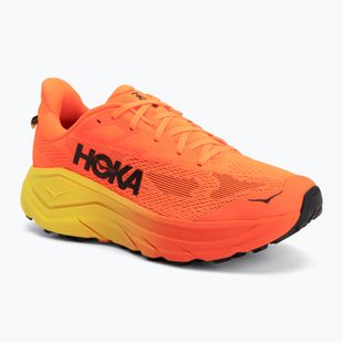 Men's running shoes HOKA Challenger 8 Wide neon tangerine/hoka citrus