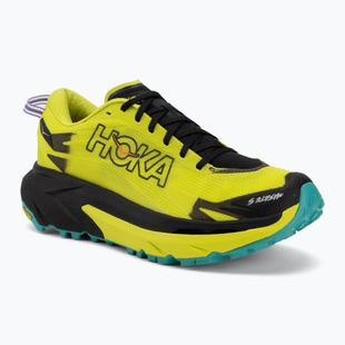Men's running shoes HOKA Mafate 5 black/hoka citrus