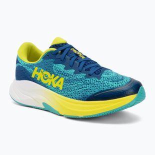 Children's running shoes HOKA Rincon 4 electric aqua/neon hoka citrus