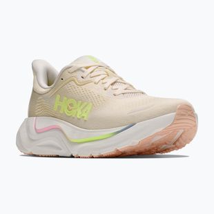 Women's running shoes HOKA Arahi 9 vintage yellow/alabaster