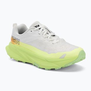 Women's running shoes HOKA Torrent 5 frost/neon yuzu