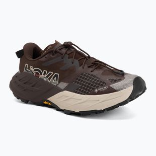 Men's running shoes HOKA Speedgoat 7 GTX spiced chocolate/river rock grey