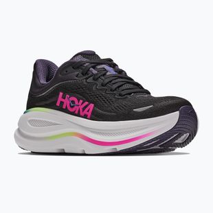 Women's running shoes HOKA Bondi 9 black/neon dragonfruit