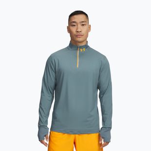 Men's running longsleeve Under Armour Launch Pro 1/4 Zip jasper blue/reflective