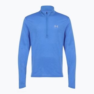 Men's running sweatshirt Under Armour Launch 1/4 Zip blue atlantis/reflective
