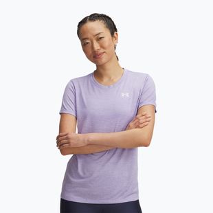 Women's training T-shirt Under Armour Tech Twist transparent/white