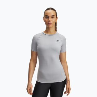 Women's training shirt Under Armour HG Authentics Comp SS mod gray/black