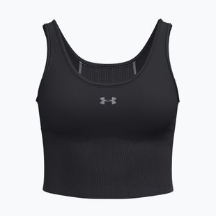 Women's training T-shirt Under Armour Vanish Seamless Tank black/steel/steel