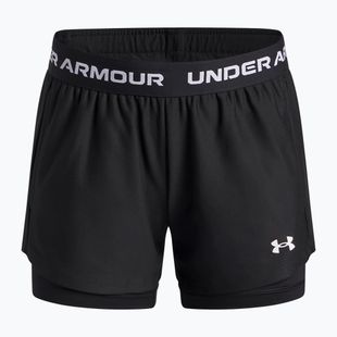 Children's training shorts Under Armour UA Tech Play Up 2IN1 Shorts black/black/white