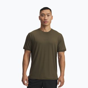Men's training T-shirt Under Armour Project Rock Iso Chill expedition green/baroque green