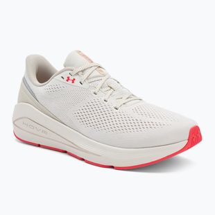 Men's running shoes Under Armour Sonic 7 summit white/khaki base/racer red
