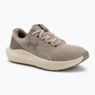 Men's running shoes Under Armour Charged Surge 4 timberwolf taupe/taupe dusk/taupe dusk