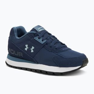 Men's training shoes Under Armour Essential Runner washed navy/nu blue/blue calm