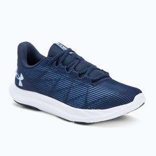 Women's running shoes Under Armour Charged Speed Swift washed navy/nimbus blue/nimbus blue
