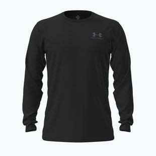 Men's longsleeve Under Armour Sportstyle Left Chest LS black/pitch gray