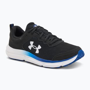 Men's running shoes Under Armour Charged Assert 10 black/royal/white