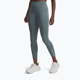 Women's running leggings Under Armour Launch Ankle jasper blue/reflective