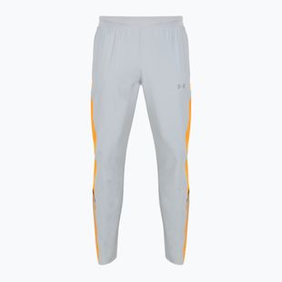 Men's running trousers Under Armour Velociti Storm mod gray/squad orange/reflective
