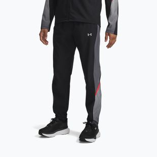Men's running trousers Under Armour Velociti Storm black/castlerock/reflective
