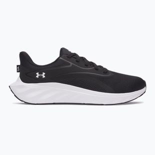 Men's running shoes Under Armour Ascend black/black/metallic silver