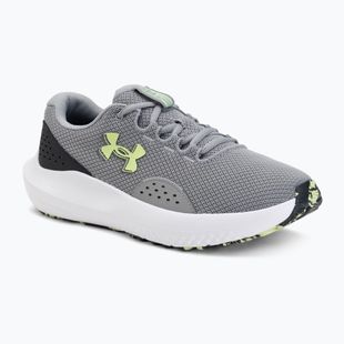 Men's running shoes Under Armour Charged Surge 4 steel/steel/black