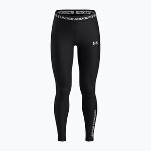 Children's leggings Under Armour HeatGear Graphic Leggings black/white