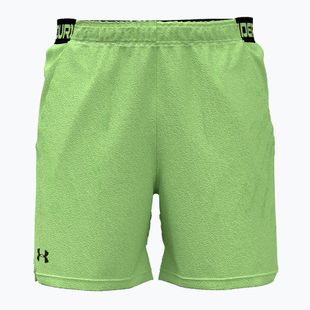 Men's training shorts Under Armour Ua Vanish Woven 6in lumos lime/ultimate black