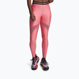 Men's training leggings Under Armour HeatGear Mesh bittersweet pink/posh pink