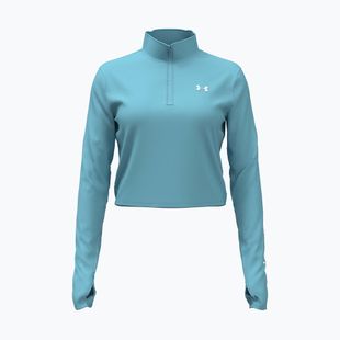 Women's training longsleeveUnder Armour Tech Branded 1/2 Zip blue haze/lumos lime/white