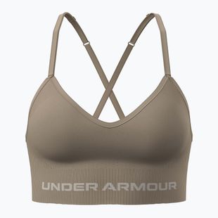 Training bra Under Armour Vanish Seamless Low city khaki/summit white