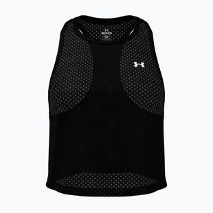 Women's training T-shirt Under Armour Tech Sport Mesh Crop Tank black/white
