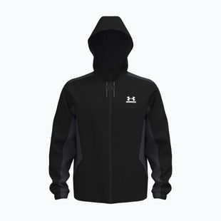 Men's training jacket Under Armour Tech Sport Woven black/castlerock/white