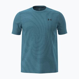 Men's training T-shirt Under Armour Vanish Seamless Novelty blue haze/black
