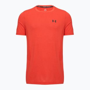 Men's training T-shirt Under Armour Vanish Seamless venom red/black