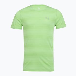 Men's running top Under Armour Velociti lumos lime/white