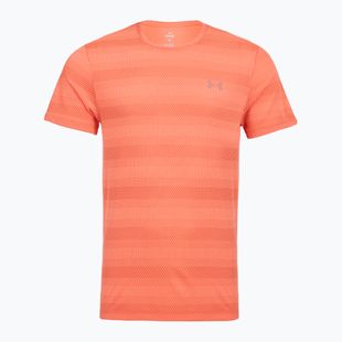 Men's running top Under Armour Velociti electric tangerine/black/green mode