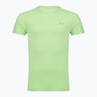 Men's running top Under Armour Velociti Reflect lumos lime/white