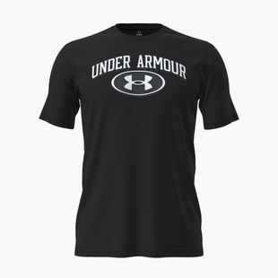 Men's training T-shirt Under Armour WM Locker Tag black/white