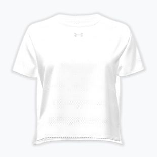 Women's running top Under Armour Velociti white/white/black