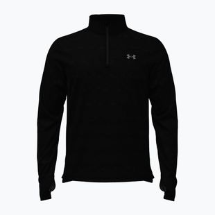 Men's running sweatshirt Under Armour Velociti 1/4 Zip black/black/metallic silver