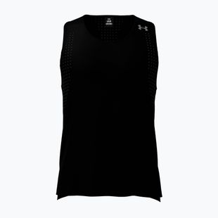 Men's running top Under Armour Velociti Pro Singlet black/black/metallic silver