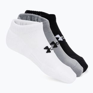 Men's socks Under Armour Performance Cotton NS 3 pack white/steel/steel