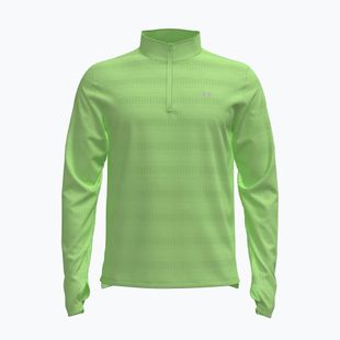 Men's running sweatshirt Under Armour Velociti 1/4 Zip lumos lime/white