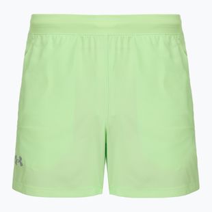 Men's running shorts Under Armour Launch 5" lumos lime/white